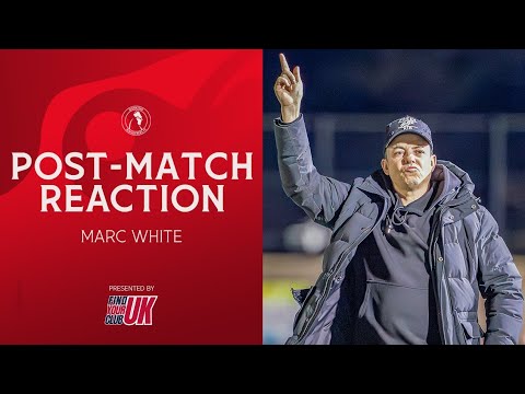 Marc White reacts to earning a Surrey Senior Cup semi final place | DWFC 5-1 Merstham