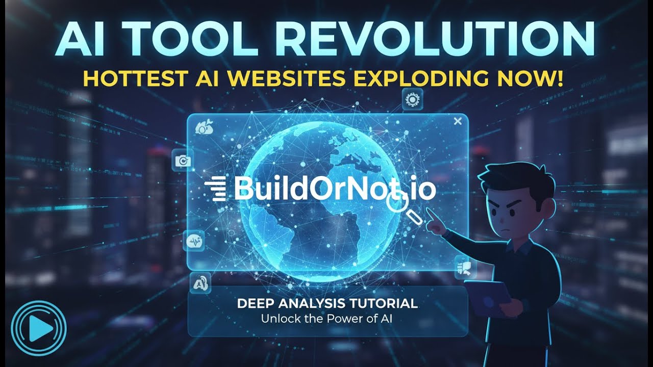 【AI网站数据分析教程】BuildOrNot.io 全流程讲解 | 揭秘顶级AI工具的流量与数据秘密 | Analyze Top AI Tools’ Traffic &amp; Growth Data