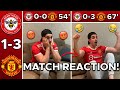 MAN UTD FAN GOES CRAZY REACTING TO BRENTFORD 1-3 MAN UNITED | BRENTFORD V MAN UTD MATCH REACTION