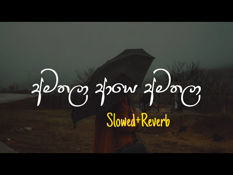 Amathala Aye Amathala - අමතලා ආයේ අමතලා (Slowed+Reverb)