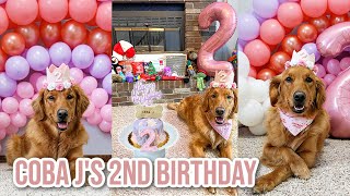 My Golden Retrievers 2nd Birthday Shopping Spree + Photoshoot | Coba J's 2nd Birthday Special