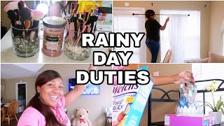 Rainy Day Routine: Strawberry Lemonade Candles, DIY Curtain Installation, Cleaning, Home Decor Ideas