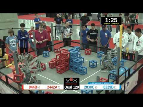 2015 VRC Sci Q129 - 944B 2442A vs 2030C 8229B - 51 to 71 - VEX Worlds 2015 - Science Division