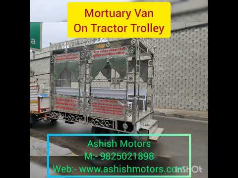 Mortuary Van on Tractor Trolley