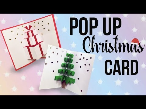 Pop Up Christmas Card - 2 EASY Cards DIY