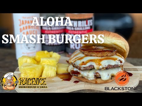ALOHA SMASH BURGERS ON BLACKSTONE GRIDDLE!!! SIMPLE!