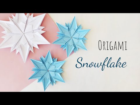 How to Make Origami Snowflake | Origami Tutorial
