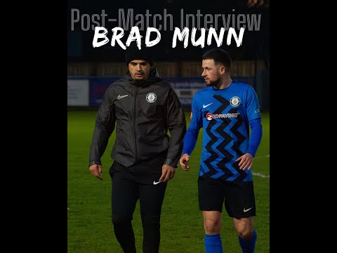 Interview: Brad Munn vs AFC Rushden & Diamonds