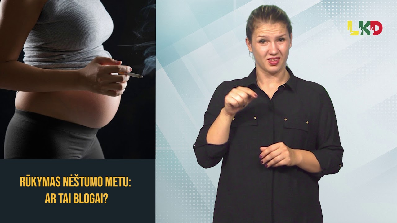 Rūkymas nėštumo metu: ar tai blogai?