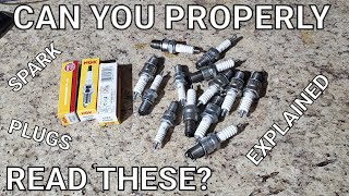 Spark Plugs ..... know how to read'em #ngk #sparkplug #ford #crownvictoria #fairlane #fordfairlane