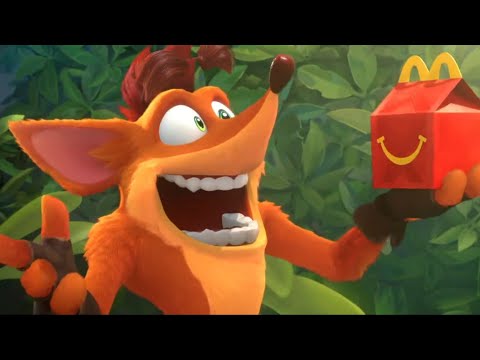 Crash Bandicoot McDonald's Happy Meal Commercial 2023 (Crash Team Rumble)