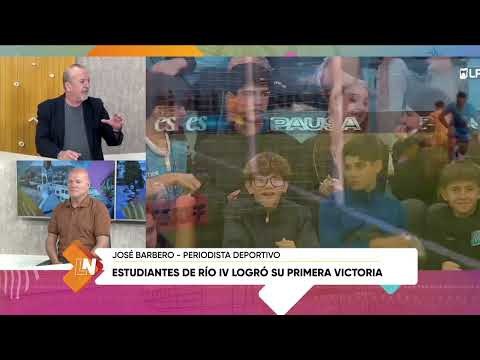 Estudiantes de Río Cuarto logró su primera victoria, José Barbero