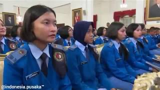 Terima Siswa SMA Tarnus, Presiden Jokowi : Kita Akan Jadi 10 Negara Besar, Jangan Malas-Malasan