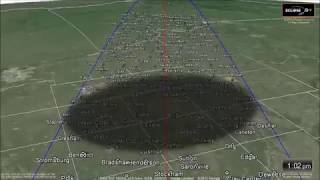 Total Solar Eclipse of August 21, 2017 - Fly Along With The Shadow !