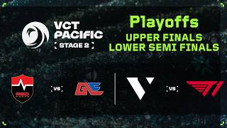 NS vs GE / VL vs T1 - VCT 퍼시픽 - 스테이지 2 - 플레이오프 - 결승직행전 / 하위조 준결승