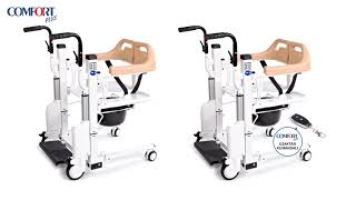 Comfort Plus DM-170 Tuvalet Özellikli Tekerlekli Sandalye (MOTORLU) Uzaktan Kumandalı