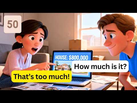 50 Easy English Conversations for Beginners | Real Life Dialogues A1-A2