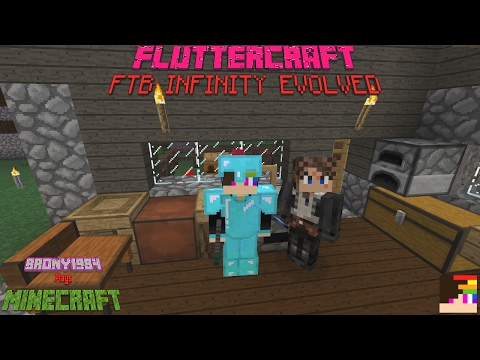 FlutterCraft FTB Infinity Evolved Server Ep 4 Furnace Generators with Dralance