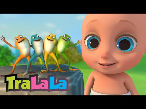 Cinci broscuțe OAC OAC 🐸 Cântece educative pentru copii de la TraLaLa