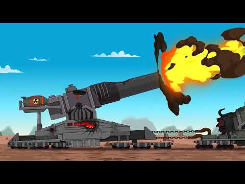 KV 44 ROBOT vs 1000 SKIBIDI TOILET!!! | Cartoon about tanks