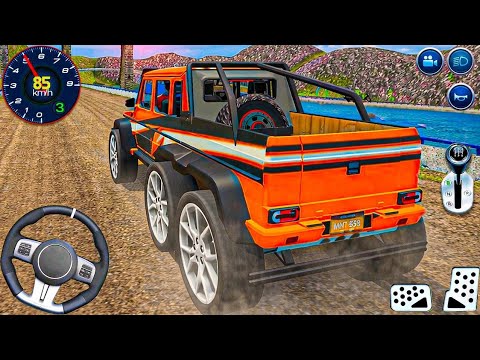Offroad Thar Jeep Game 3D: Six Wheeler 4x4 jeep driving new SUV - android gameplay