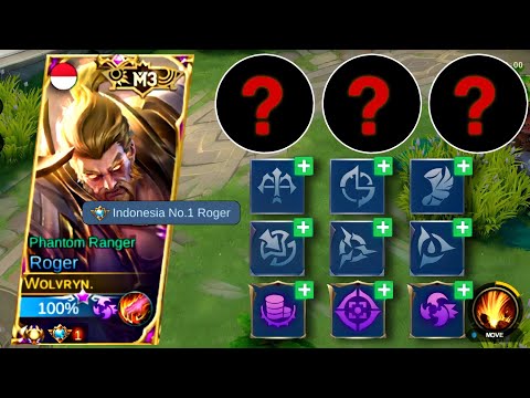 TUTORIAL HYPER ROGER 2023 | SETTING BUILD & EMBLEM ROGER 2023 | BUILD ROGER TERSAKIT 2023 - MLBB
