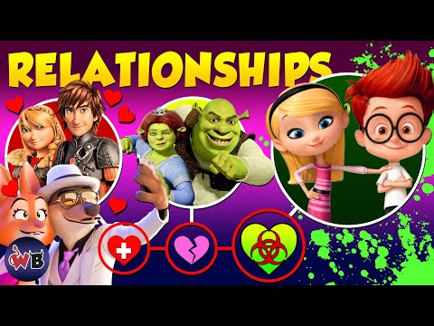 Dreamworks Animation Couples: ❤️ Healthy to Toxic ☣️