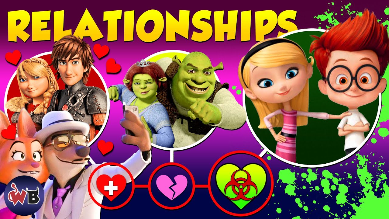 Dreamworks Animation Couples: ❤️ Healthy to Toxic ☣️