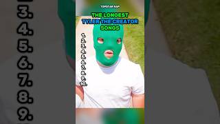 Tyler The Creator’s LONGEST Songs… #tylerthecreator #rap #longsongs