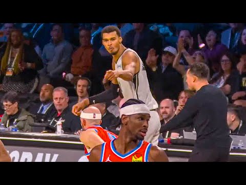 Wembanyama Has WORDS for Caruso After Scoring on Him 😱