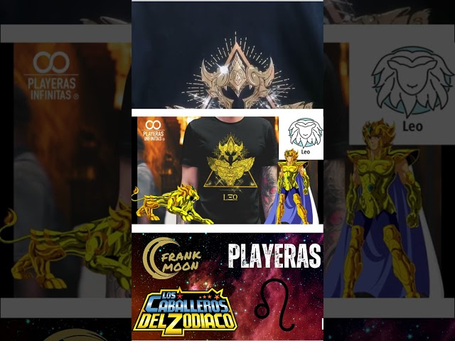Vídeo relacionado con Camiseta de Hombre Zodiaco Sain Caballeros Manga Anime Dragon Pegaso Leo 001 S