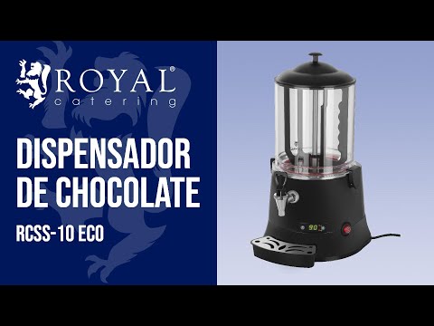 vídeo - Dispensador de chocolate - 10 litros - pantalla LED