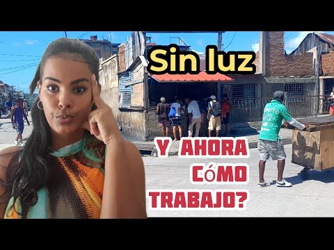 Tuve que recorrer Santiago para poder trabajar/ Así se vive en Cuba sin electricidad 
