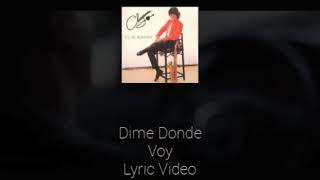 Chayanne - Dime Donde Voy (Lyric Video)