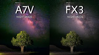 Sony A7V VS Sony FX3 | NIGHT MODE | Camera Test 