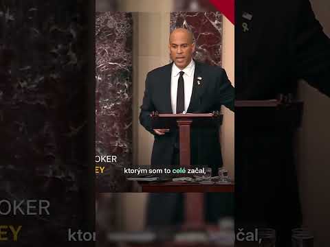 Demokrat Cory Booker mal najdlhší prejav v histórii amerického senátu