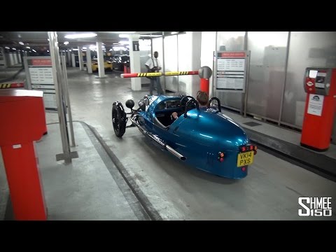 Morgan 3 Wheeler Parking Garage Trick!