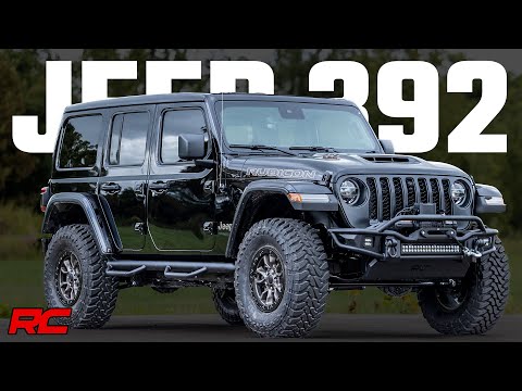 Jeep JL 392 Outfitted w/ Rough Country Tubular Bumper, Winch, and Nerf Steps