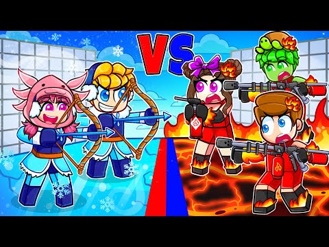 FEUER vs EIS Elemente in Roblox Rivals...