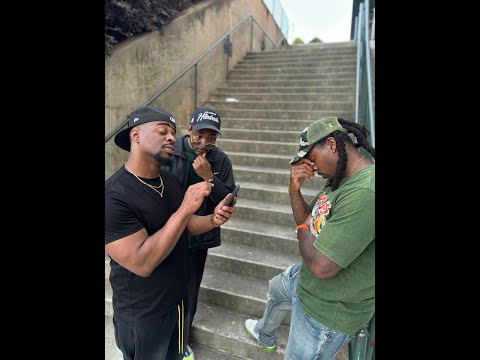 When Phill confronts D about the weaponry!