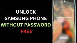 How to Unlock Samsung Phone Forgot Password Free - 6 Ways You Can Try Yourself