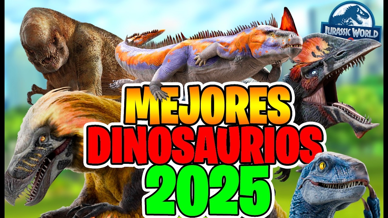 MEJORES DINOSAURIOS de 2025 Para PVP Legendarios, Omegas, Únicos y Apex Jurassic World Alive