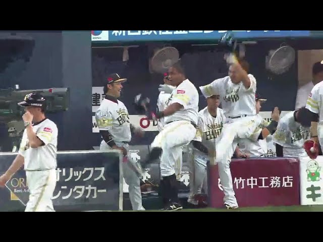 【1回裏】ホークス・デスパイネ 逆方向へ先制の21号2ラン!! 2018/7/24 H-M