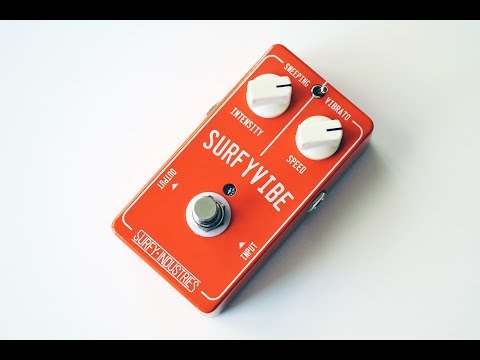 Surfy Industries SurfyVibe Vibrato Pedal Orange image 2
