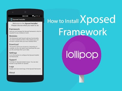 How to install Xposed framework in Lollipop