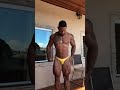 Muscle worship super show yellow