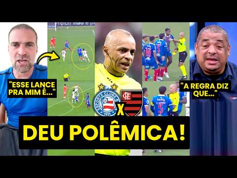 ERRO ABSURDO??? “Cara, esse LANCE é…” NOVA POLÊMICA sobre PULGAR! | EXPULSO em BAHIA x FLAMENGO?