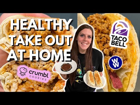 3 HEALTHY & SIMPLE FAST FOOD COPYCAT RECIPES AT HOME | WeightWatchers | Taco Bell & Crumbl at Home