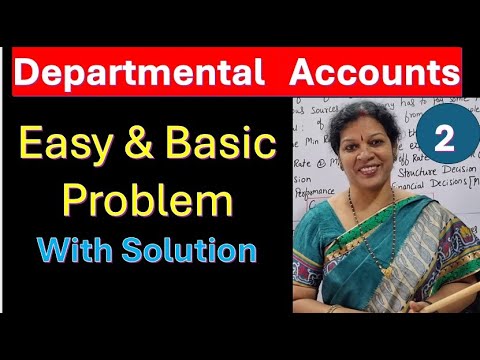 1 Departmental Accounts Introduction in English