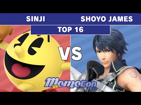 Momocon 2019 DA | Sinji (Pac-man) vs Shoyo james (Chrom) Losers Top 16 - Smash Ultimate